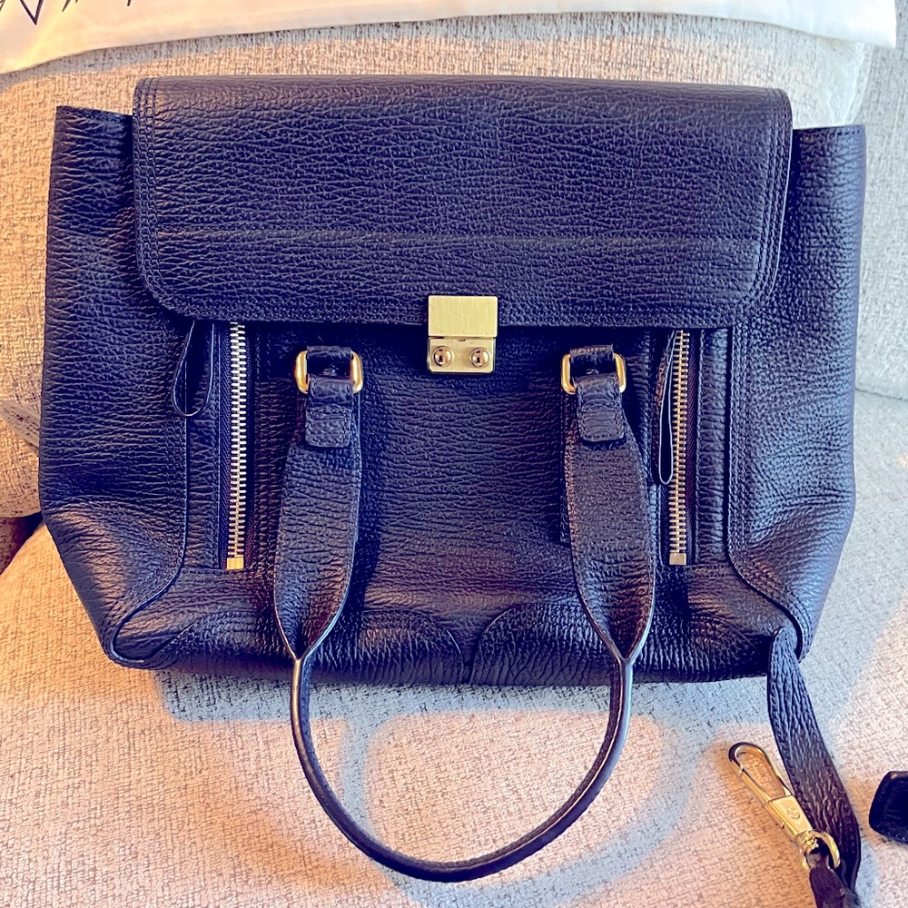 Philip Lim Medium Pashli 3.1 Dark Blue